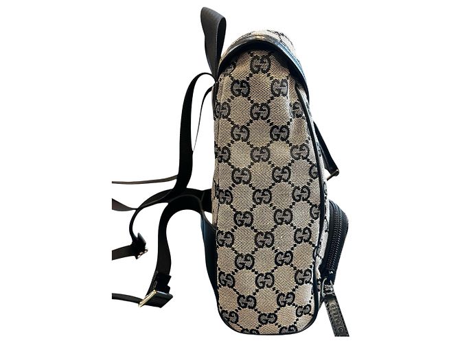 Gucci Rucksack aus Monogramm-Canvas - Ansicht 3