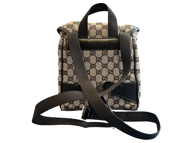 Gucci Rucksack aus Monogramm-Canvas - Ansicht 5