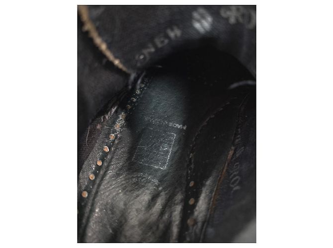 Autre Marque Botas de plataforma New Rock M-1075-C1 en cuero negro - vista 11
