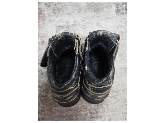 Autre Marque Botas de plataforma New Rock M-1075-C1 en cuero negro - vista 12