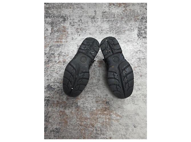 Autre Marque Botas de plataforma New Rock M-1075-C1 en cuero negro - vista 9