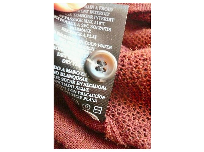 Soeur SŒUR Polo-Pullover in Ziegelrot neu T34 Dunkelbraun - Ansicht 6