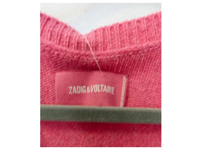 Zadig & Voltaire cárdigan de cachemira 'Art' Rosa - vista 2