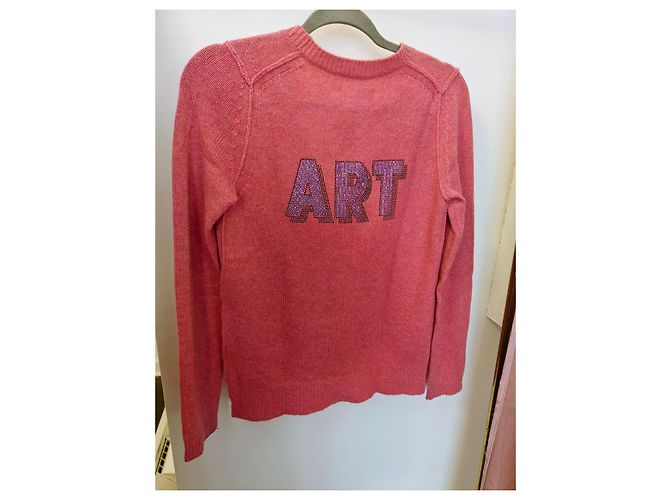 Zadig & Voltaire cárdigan de cachemira 'Art' Rosa - vista 6