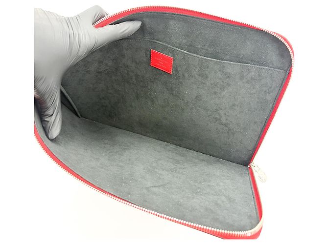 Louis Vuitton Pochette Jour Limited Edition Supreme Epi Leather GM Rosso - vista 5