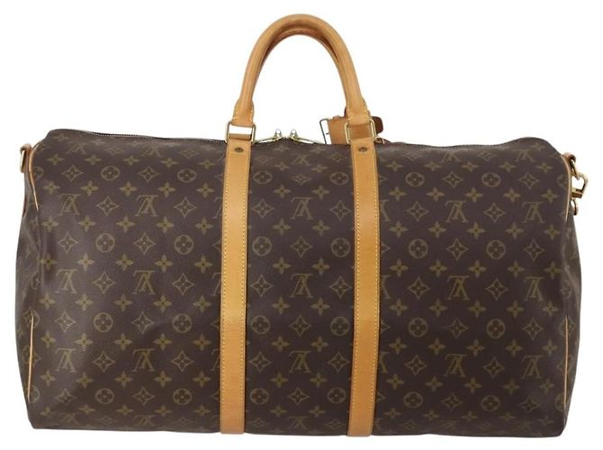 Louis Vuitton Keepall Bandouliere Monogram Canvas 55 Marron - vue 2