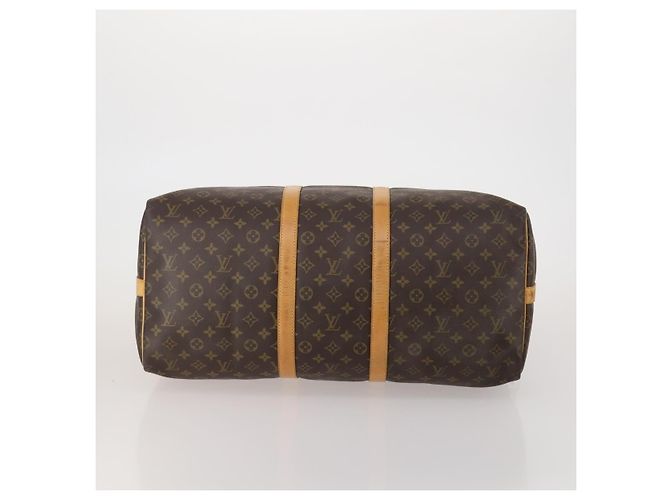 Louis Vuitton Keepall Bandouliere Monogram Canvas 55 Marron - vue 5