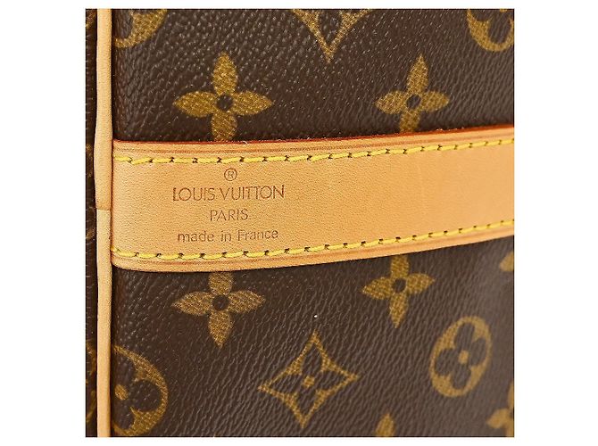 Louis Vuitton Keepall Bandouliere Monogram Canvas 55 Marrone - vista 4