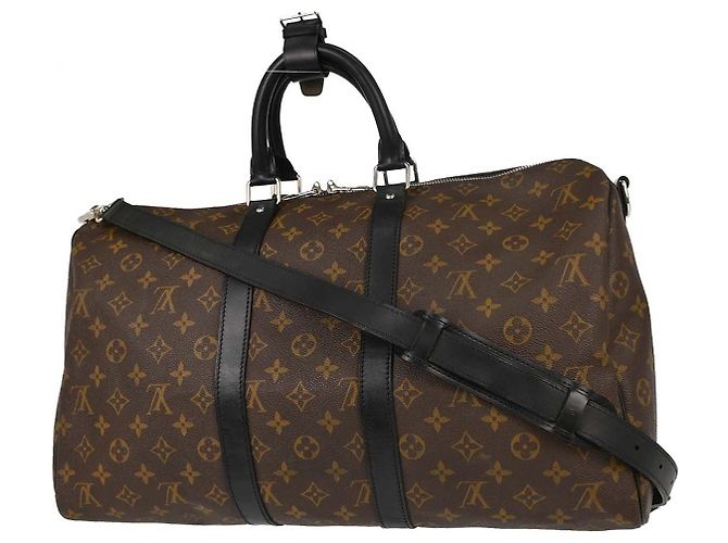 Louis Vuitton Keepall Bandoulière Monogram 45 Marrom - vista 2