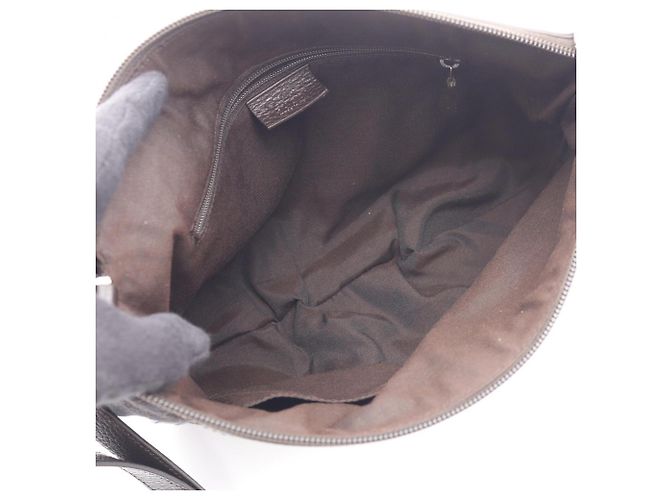 Gucci GG Pattern Schultertasche Braun Schwarz - Ansicht 3