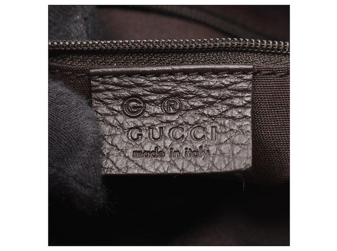Gucci GG Pattern Schultertasche Braun Schwarz - Ansicht 4