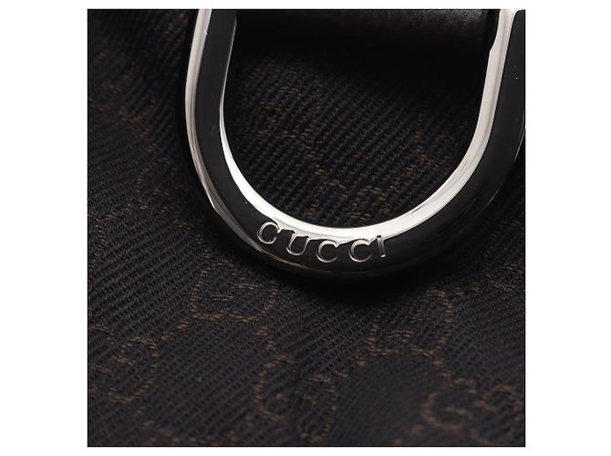 Gucci GG Pattern Schultertasche Braun Schwarz - Ansicht 7