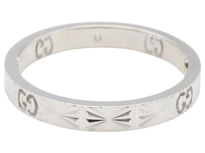 Gucci Icon Heart Ring aus 18K Weißgold Silber - vista 3
