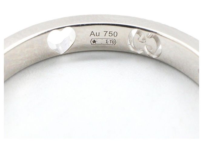 Gucci Icon Heart Ring aus 18K Weißgold Silber - vista 6