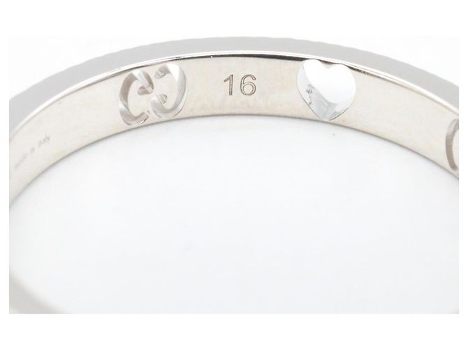Gucci Icon Heart Ring aus 18K Weißgold Silber - vista 7