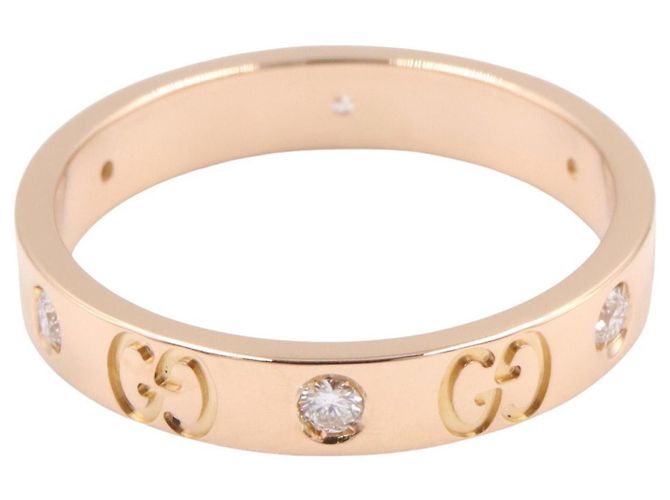 Anello Gucci Icon Amour 6PD D'oro - vista 2