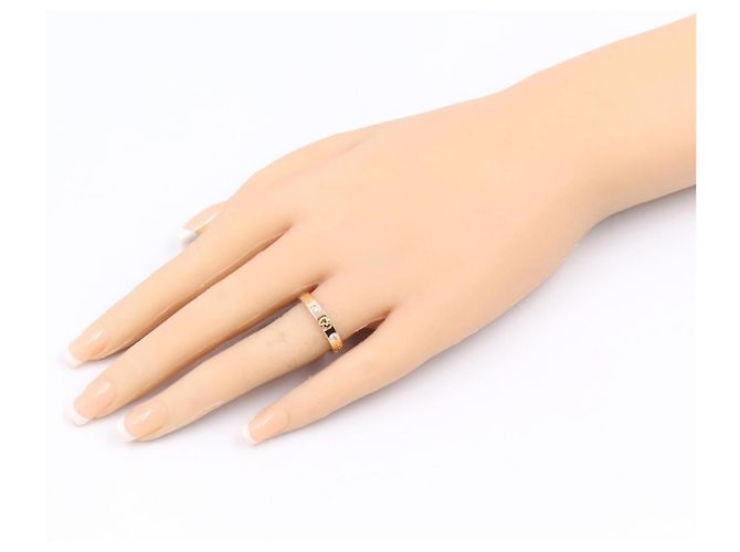 Anello Gucci Icon Amour 6PD D'oro - vista 7