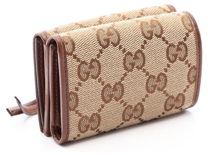 Portafoglio tri-fold Neo Classic Gucci x Balenciaga The Hacker Project Marrone Beige - vista 2