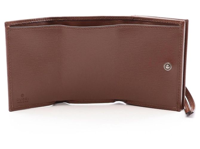 Portafoglio tri-fold Neo Classic Gucci x Balenciaga The Hacker Project Marrone Beige - vista 3