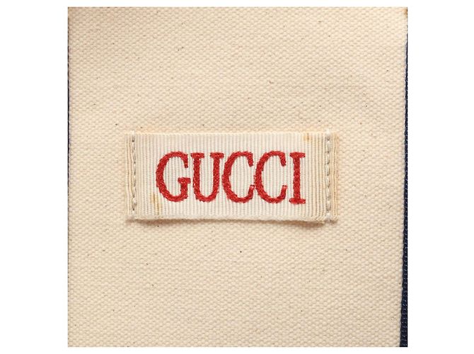 Gucci Uroboros Tote Bag Rot Roh Marineblau - Ansicht 4