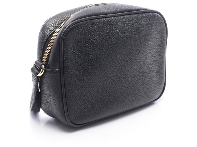 Borsa Gucci Soho Disco in pelle nera Nero - vista 2