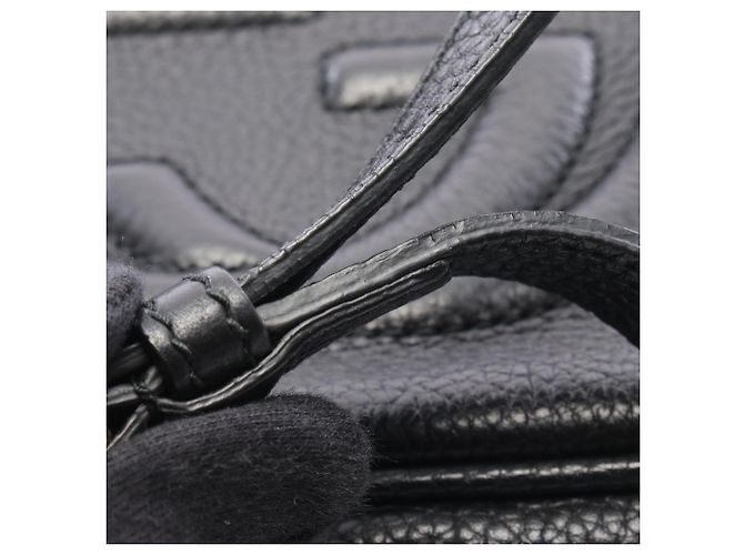 Borsa Gucci Soho Disco in pelle nera Nero - vista 7
