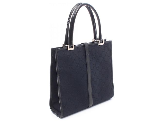 Borsa Gucci Jackie GG Canvas Nero - vista 2