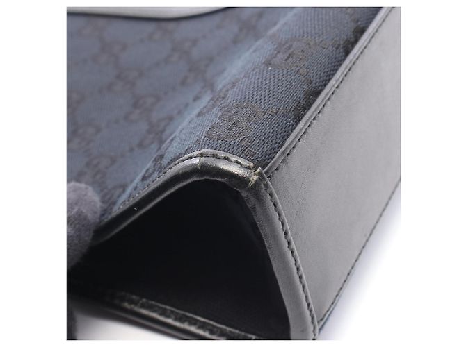 Borsa Gucci Jackie GG Canvas Nero - vista 6