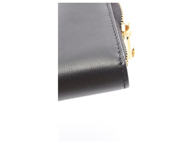 Cartera larga de cuero negro/ivory Gucci Crudo - vista 9