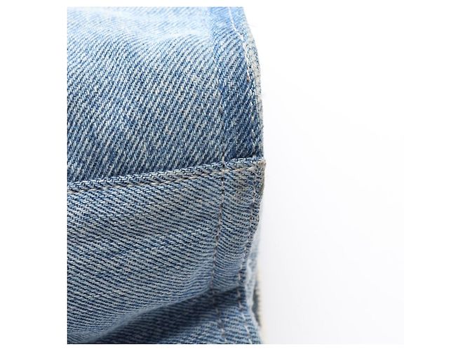 Bolsa Coach Cargo Tote 26 em denim Azul - vista 7