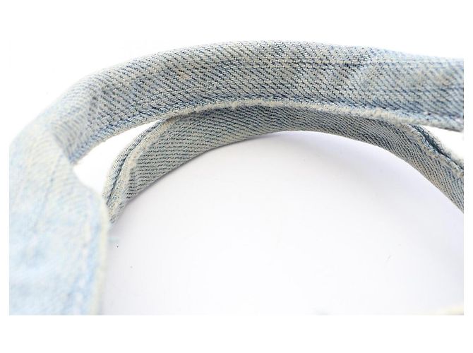 Bolsa Coach Cargo Tote 26 em denim Azul - vista 8