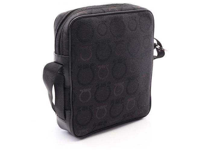Borsa a Spalla Gancini Salvatore Ferragamo Nero - vista 2