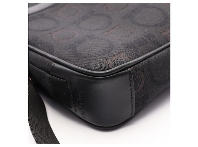 Borsa a Spalla Gancini Salvatore Ferragamo Nero - vista 5