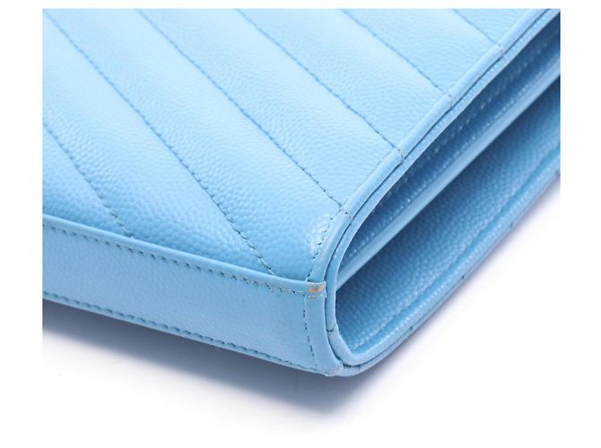 Autre Marque Borsa a Spalla Classica Cassandra di Yves Saint Laurent Parigi Blu - vista 12