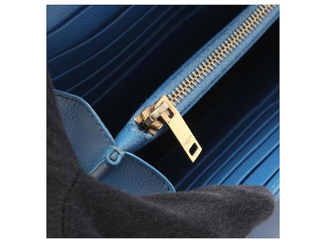 Autre Marque Borsa a Spalla Classica Cassandra di Yves Saint Laurent Parigi Blu - vista 8