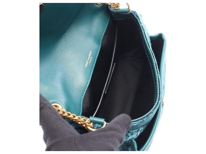 Autre Marque Borsa a Spalla Niki Baby Yves Saint Laurent Verde - vista 3