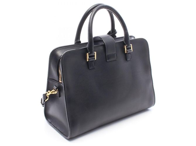 Autre Marque Borsa a mano Cabas Monogram Paris Yves Saint Laurent Nero - vista 2