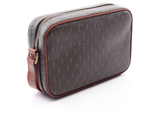 Autre Marque Borsa Camera Monogram Yves Saint Laurent Paris Marrone - vista 2