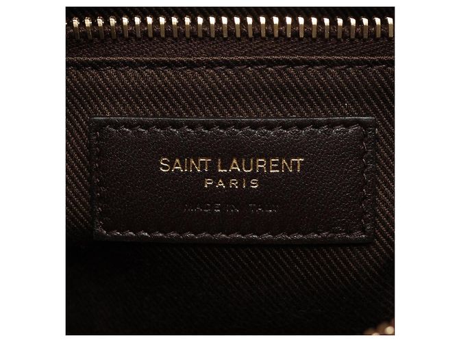 Autre Marque Borsa Camera Monogram Yves Saint Laurent Paris Marrone - vista 4