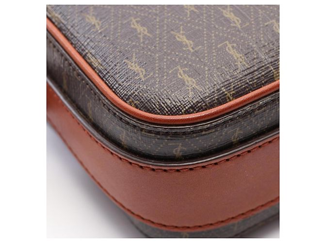 Autre Marque Borsa camera monogram Saint Laurent Paris Marrone - vista 5