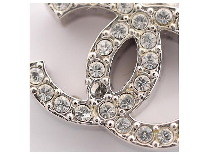 Chanel C25S Coco Mark Heart Ohrringe Silber - Ansicht 8