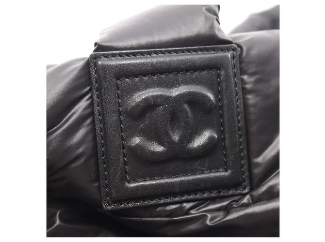 Bolsa Tote MM Coco Cocoon da Chanel Preto - vista 12