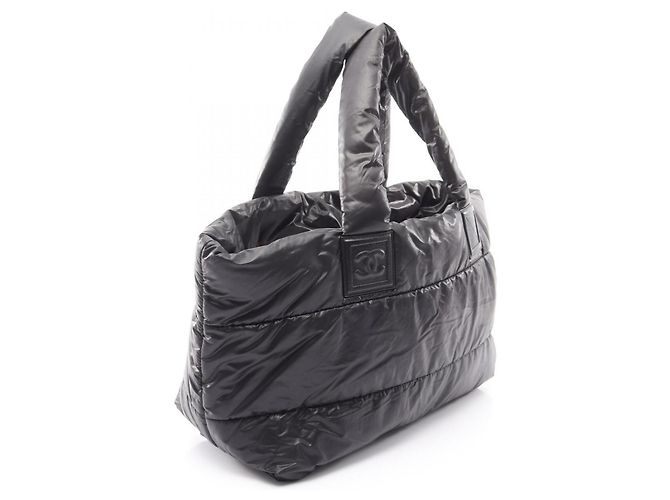 Bolsa Tote MM Coco Cocoon da Chanel Preto - vista 2