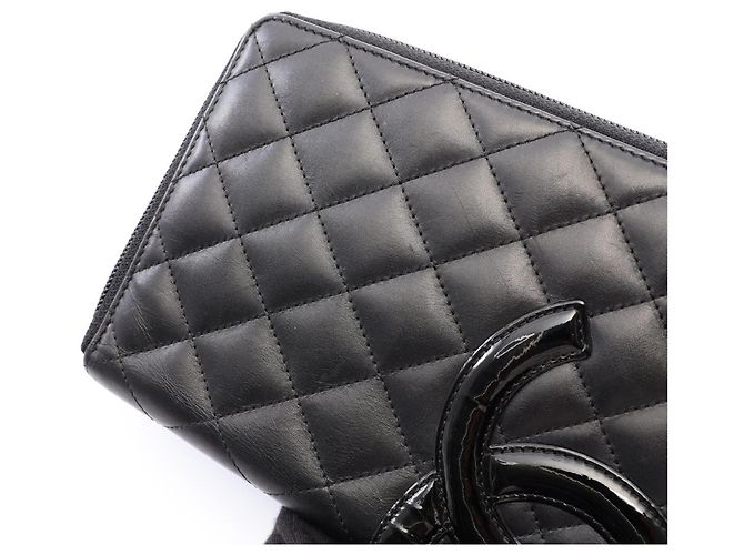 Portafoglio lungo rotondo Chanel Cambon Line Nero - vista 10