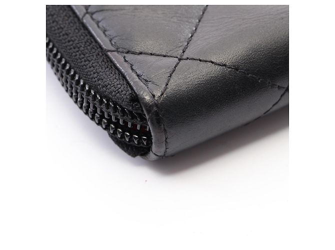 Portafoglio lungo rotondo Chanel Cambon Line Nero - vista 12