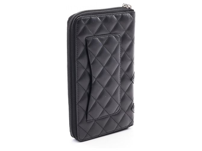 Portafoglio lungo rotondo Chanel Cambon Line Nero - vista 2
