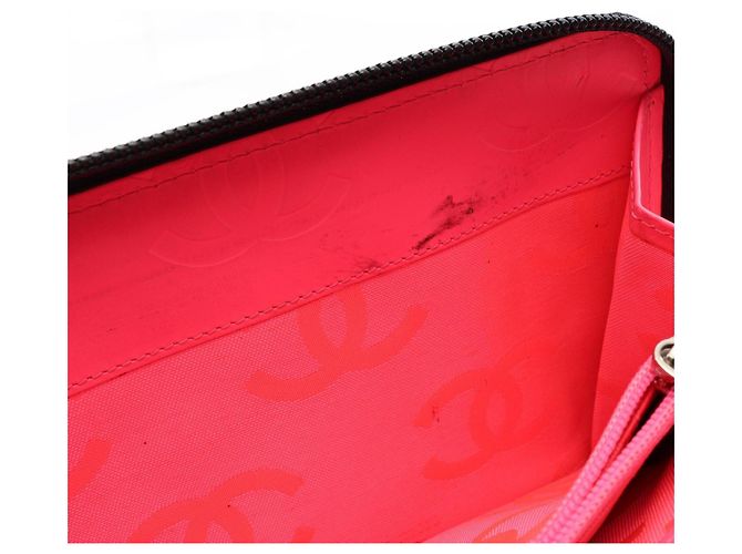 Portafoglio lungo rotondo Chanel Cambon Line Nero - vista 6
