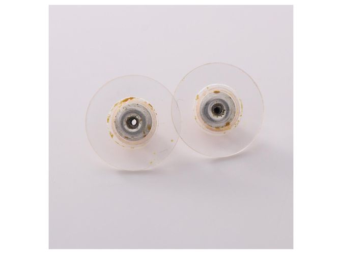 Chanel Coco Mark vergoldete Stecker-Ohrringe Golden - Ansicht 5