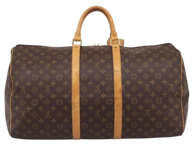 Louis Vuitton Keepall Monogram Canvas 55 Marrone - vista 2