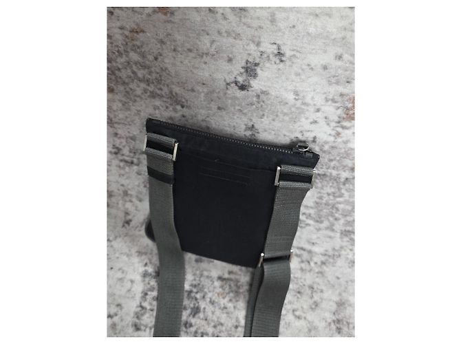 Sacoche Prada en nylon noir - vue 7